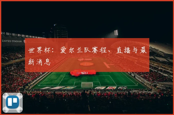世界杯:爱尔兰队赛程、直播与最新消息
