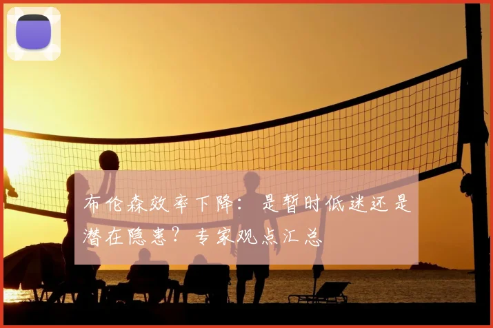布伦森效率下降:是暂时低迷还是潜在隐患?专家观点汇总